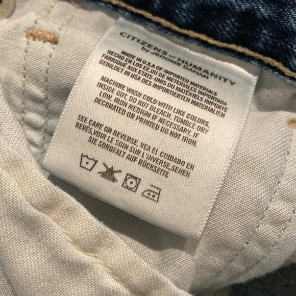 Citizens of Humanity Liya Straight Crop Jeans in Norlander Wash - Picture 6 of 13